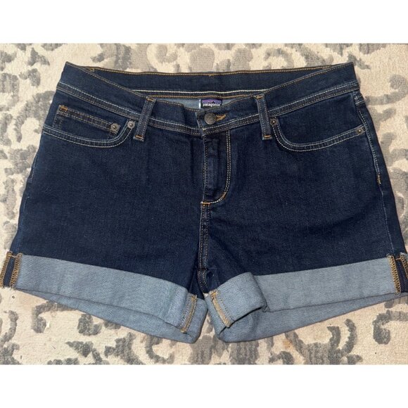 New Patagonia women’s‎ denim jean shorts size 28 - Picture 1 of 7